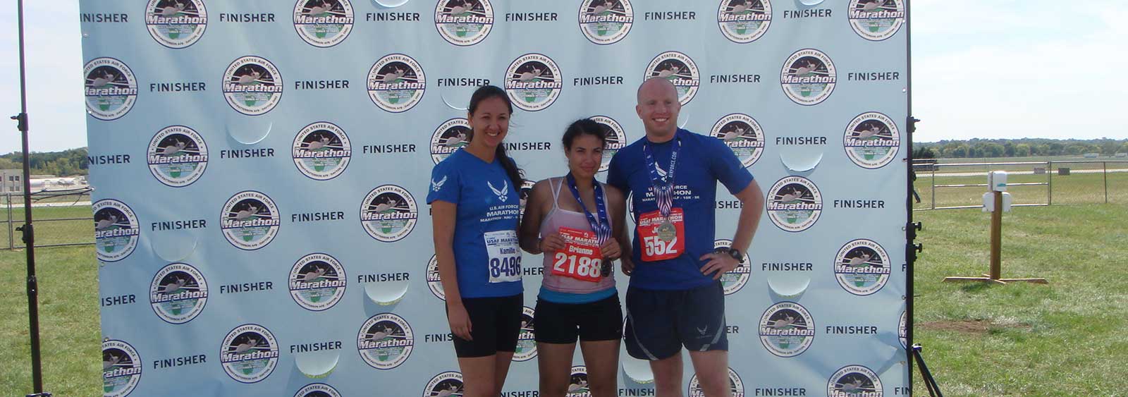 finish at the air force marathon